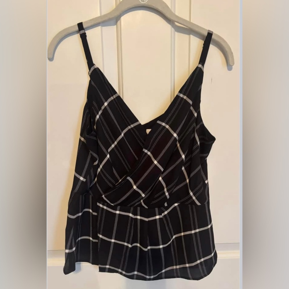 Cabi 3986 Check Crossover Cami